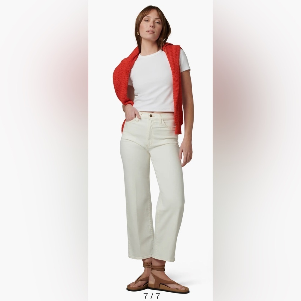 Joe’s Jeans The Blake High Waist Crop Wide Leg Jeans